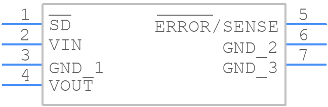 LP3856ESX-5.0/NOPB - Texas Instruments - PCB symbol