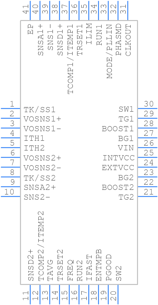 LTC3875IUJ#PBF - Analog Devices - PCB symbol