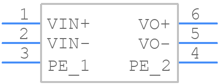 FRH100-00 - Bel Power Solutions - PCB symbol