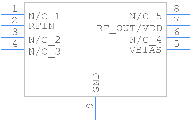 MAAL-011134-TR3000 - MACOM - PCB symbol
