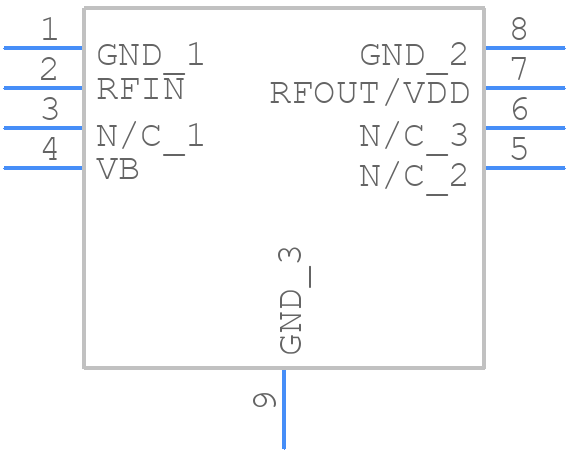 MAAL-011130-TR3000 - MACOM - PCB symbol