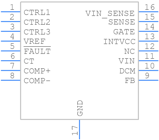 LT3799IMSE#PBF - Analog Devices - PCB symbol
