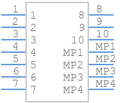 2153600064 - Molex - PCB symbol