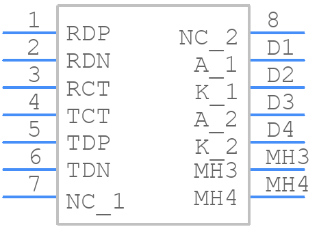 6605752-1 - TRP Connector - PCB symbol