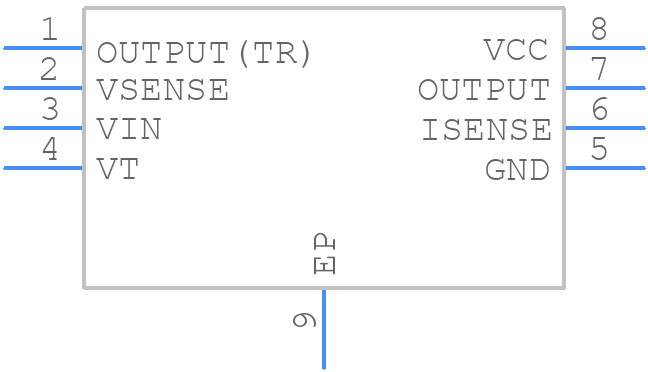 iW3614-02-B3 - Renesas Electronics - PCB symbol