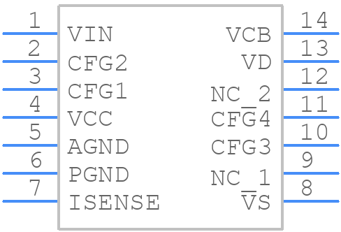 IW3688-01-CA - Renesas Electronics - PCB symbol