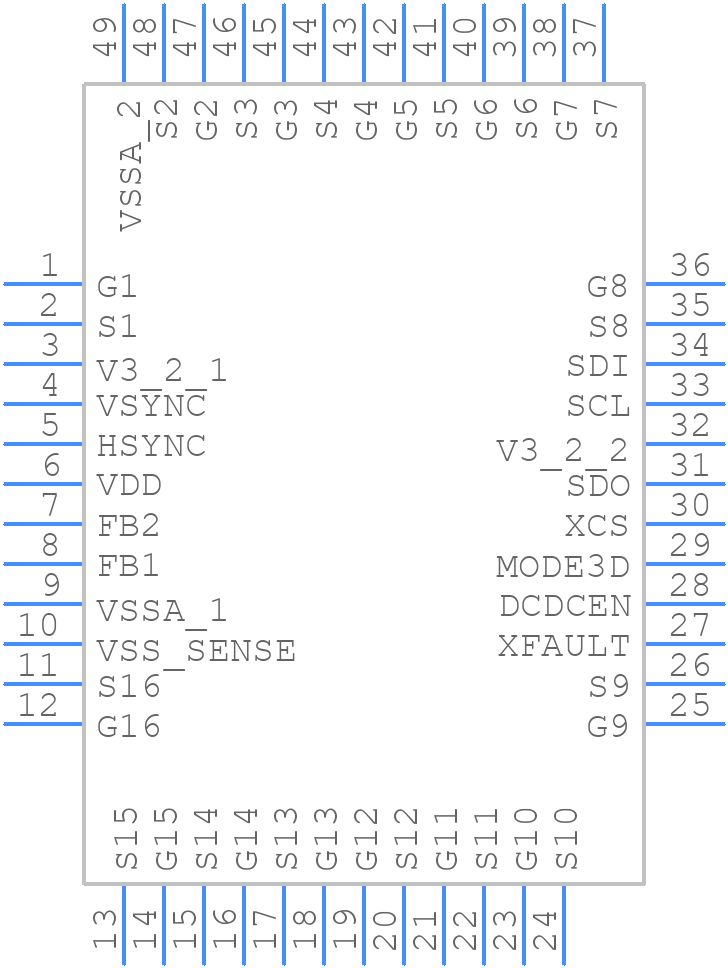 AS3820A-ZQFT - Renesas Electronics - PCB symbol