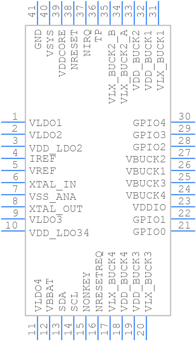 DA9062-00AM1 - Renesas Electronics - PCB symbol