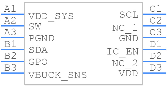 DA9230-09VZ2 - Renesas Electronics - PCB symbol