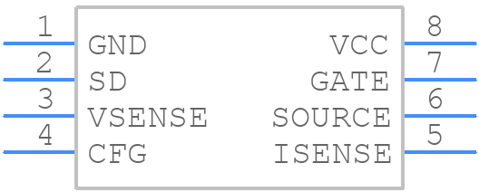 iW1790-08 - Renesas Electronics - PCB symbol