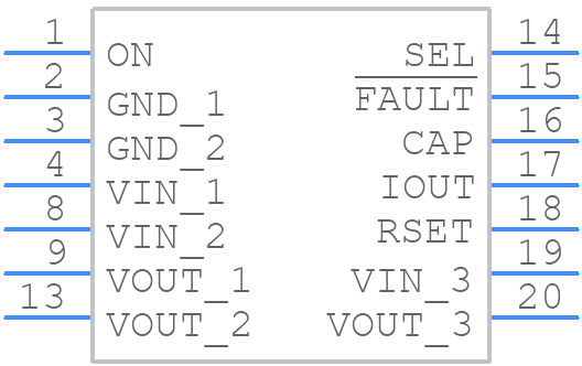 SLG59H1008VTR - Renesas Electronics - PCB symbol