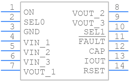 SLG59H1012V - Renesas Electronics - PCB symbol