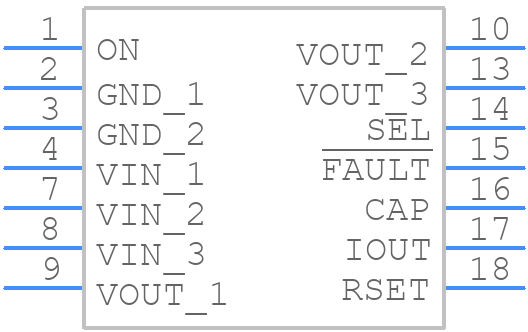 SLG59H1017V - Renesas Electronics - PCB symbol