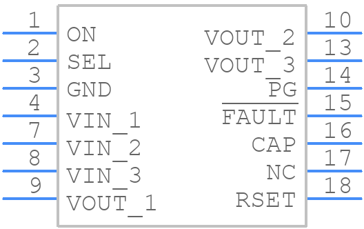 SLG59H1127VTR - Renesas Electronics - PCB symbol