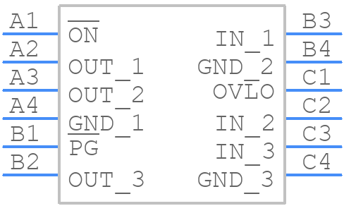 SLG59H1313C - Renesas Electronics - PCB symbol