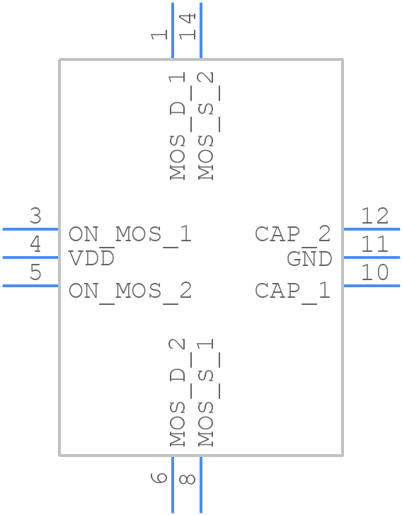 SLG59M1568V - Renesas Electronics - PCB symbol