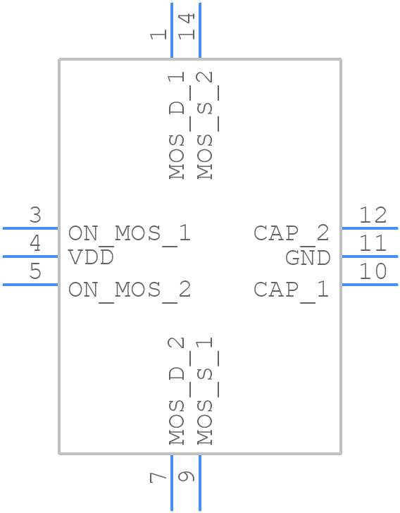 SLG59M1568VTR - Renesas Electronics - PCB symbol