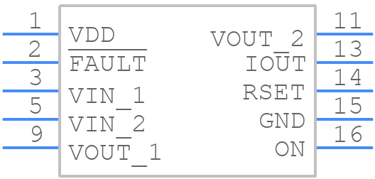 SLG59M1707V - Renesas Electronics - PCB symbol