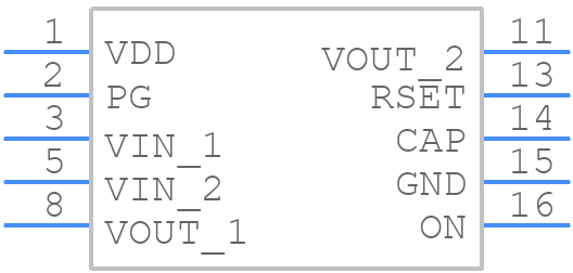 SLG59M1717VTR - Renesas Electronics - PCB symbol