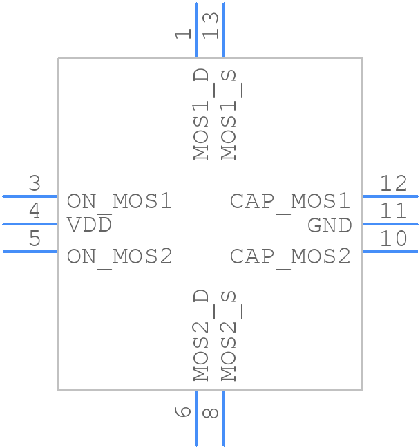 SLG59M1804V - Renesas Electronics - PCB symbol