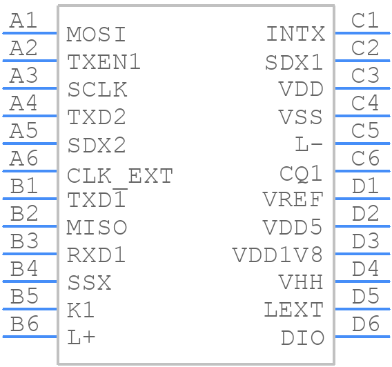 CCE4502CB3.3B-CSP - Renesas Electronics - PCB symbol