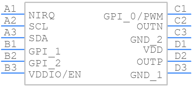 DA7282-00V42 - Renesas Electronics - PCB symbol