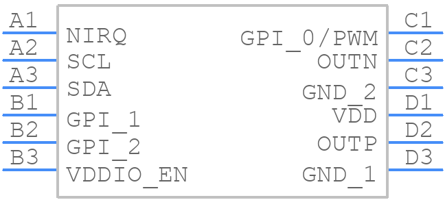 DA7282-00V4C - Renesas Electronics - PCB symbol