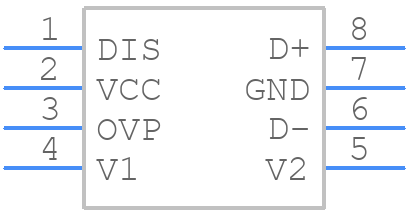 iW632-01-MSO8 - Renesas Electronics - PCB symbol