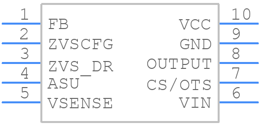iW9802-00F - Renesas Electronics - PCB symbol