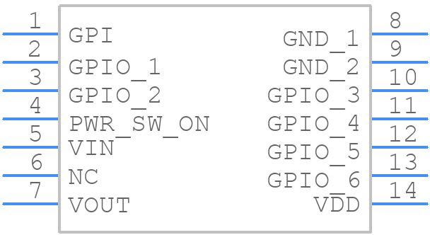SLG46117V - Renesas Electronics - PCB symbol