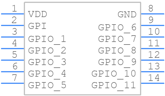 SLG46140V - Renesas Electronics - PCB symbol