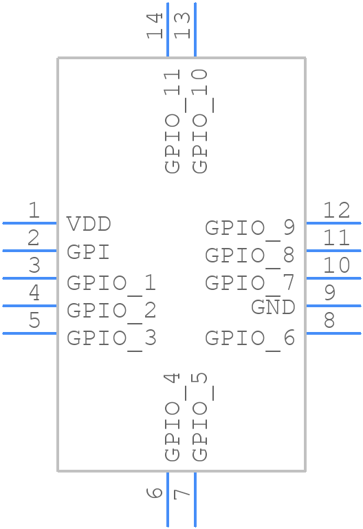 SLG46170V - Renesas Electronics - PCB symbol