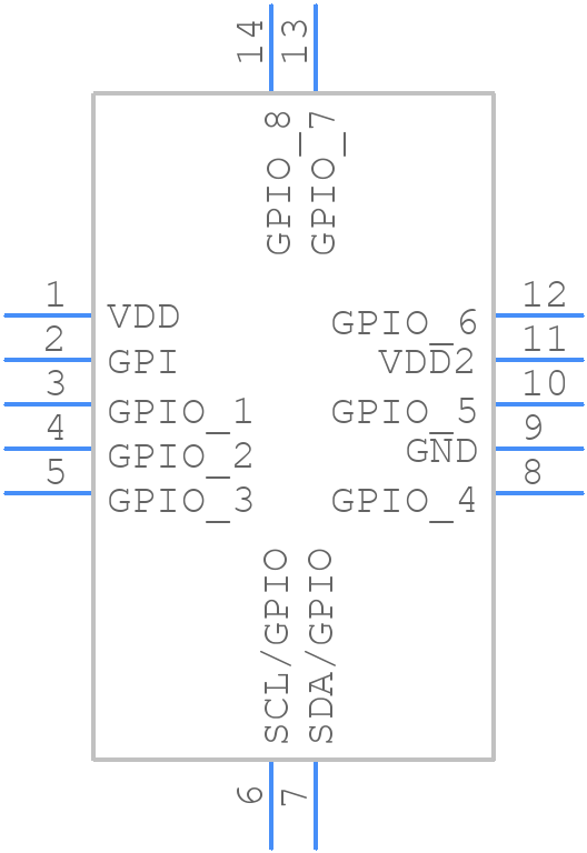SLG46535V - Renesas Electronics - PCB symbol