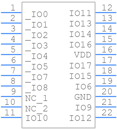 SLG46537M - Renesas Electronics - PCB symbol