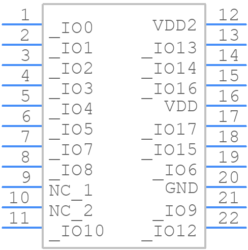 SLG46538M - Renesas Electronics - PCB symbol