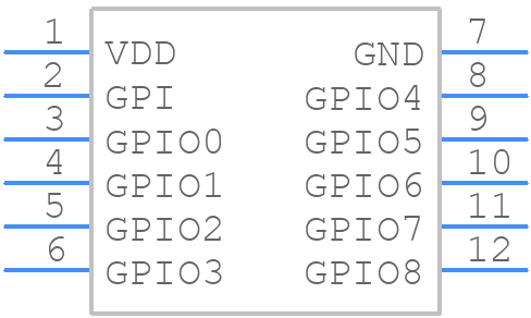 SLG46811V - Renesas Electronics - PCB symbol