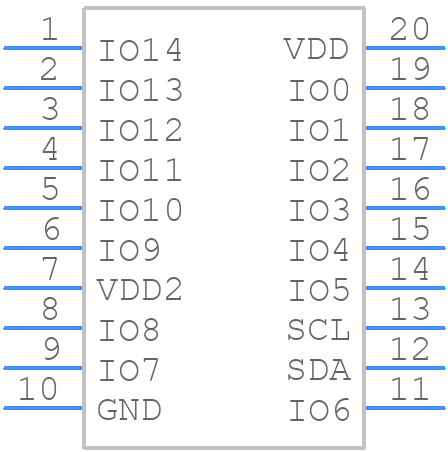 SLG46824G - Renesas Electronics - PCB symbol