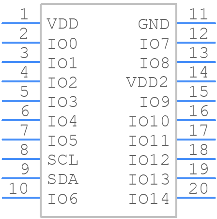 SLG46824V - Renesas Electronics - PCB symbol