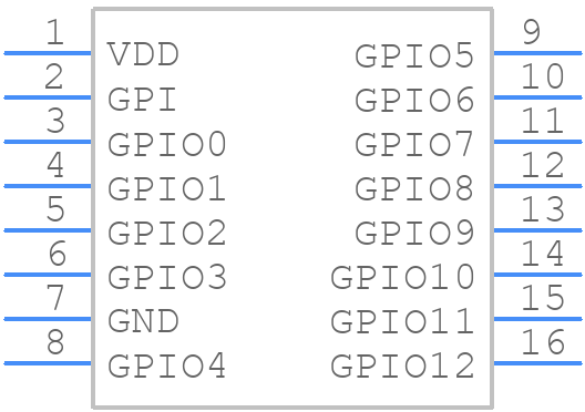 SLG47513M - Renesas Electronics - PCB symbol