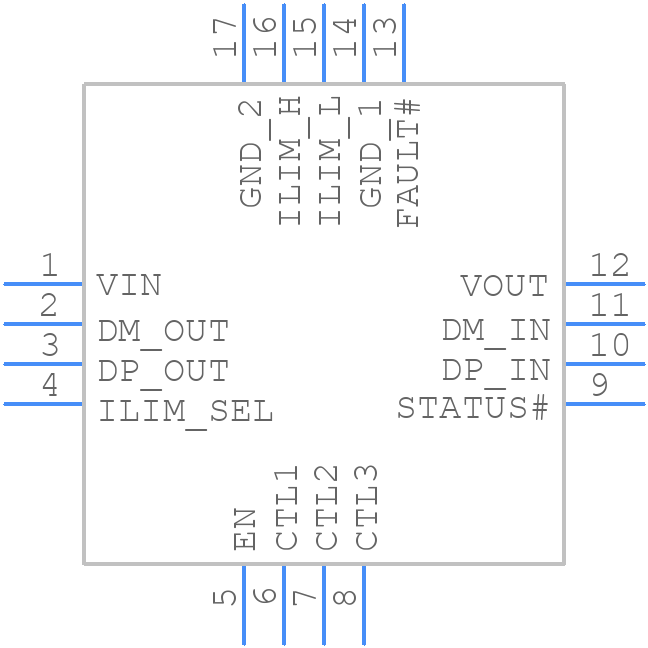 SLG55546V - Renesas Electronics - PCB symbol