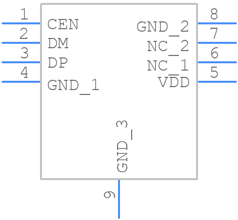 SLG55570AV - Renesas Electronics - PCB symbol