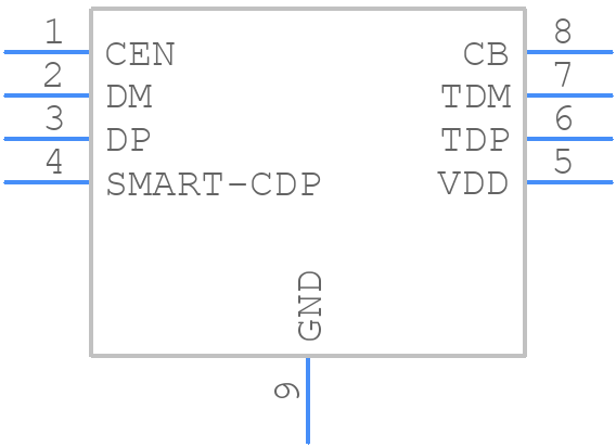 SLG55583AV - Renesas Electronics - PCB symbol