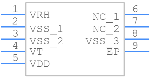 HS4104 - Renesas Electronics - PCB symbol