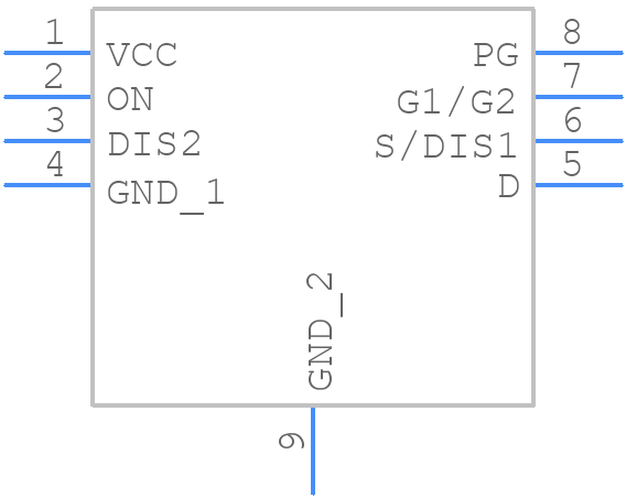 SLG55221-120010VTR - Renesas Electronics - PCB symbol