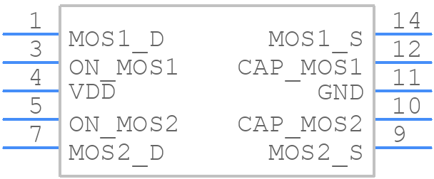 SLG59M1526V - Renesas Electronics - PCB symbol