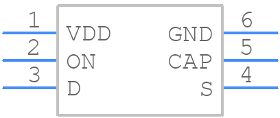 SLG59M1618V - Renesas Electronics - PCB symbol