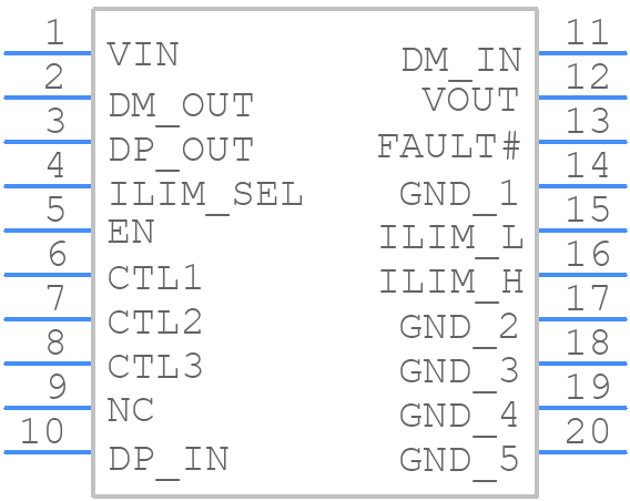 SLGC55544CV - Renesas Electronics - PCB symbol