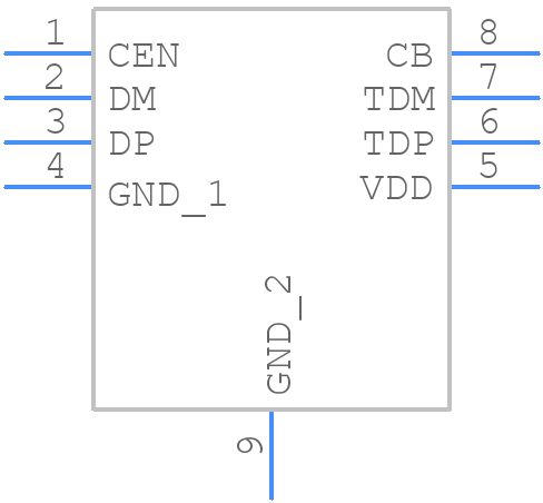 SLG55566AV - Renesas Electronics - PCB symbol
