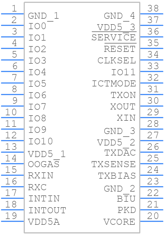 15310R-1000 - Renesas Electronics - PCB symbol