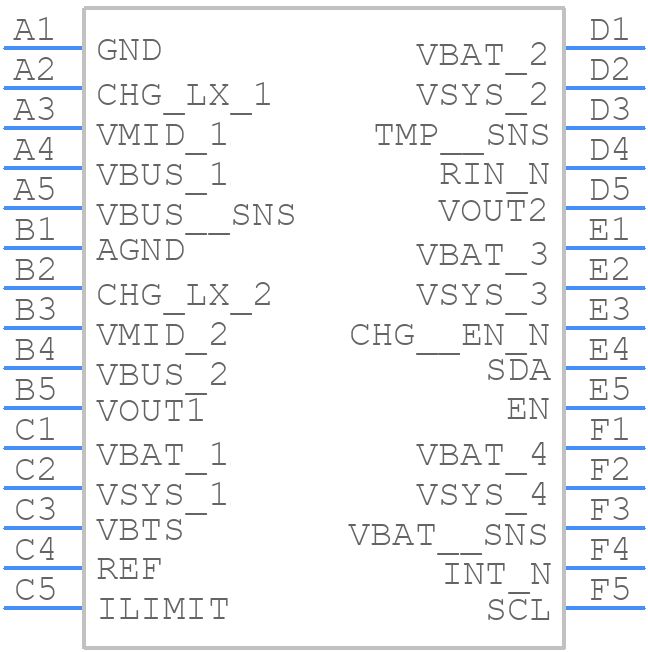 DA9168 - Renesas Electronics - PCB symbol